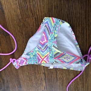 Colorful Geometric Women's Bikini Top